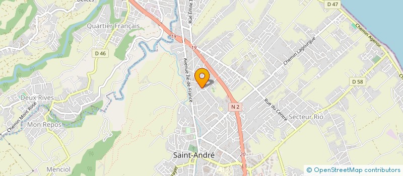 localisation de l'entreprise ASSOCIATION RANDIANE à SAINT-ANDRE