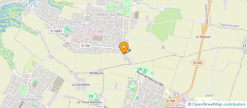 localisation de l'entreprise ASSOCIATION RANDO NIEUL  NIEUL-SUR-MER