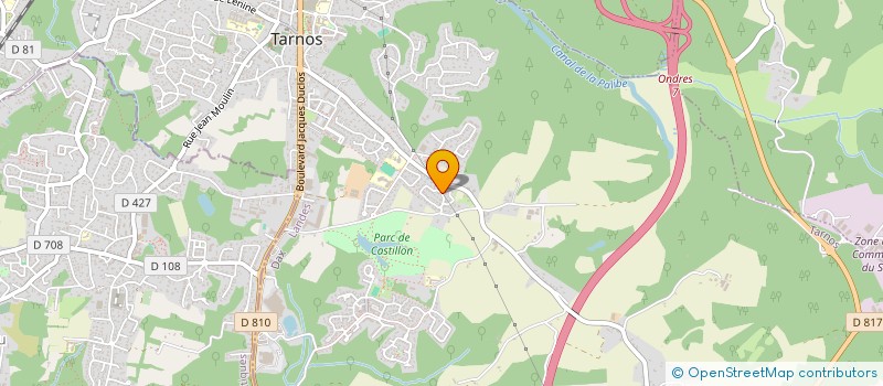 localisation de l'entreprise ASSOCIATION RANDONNEE ET TOURISME PEDESTRE à TARNOS