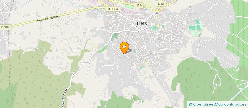 localisation de l'entreprise ASSOCIATION RANDONNEE PARTAGER. ACCESSIBILITE. COMPLICITE. AMITIE à TRETS