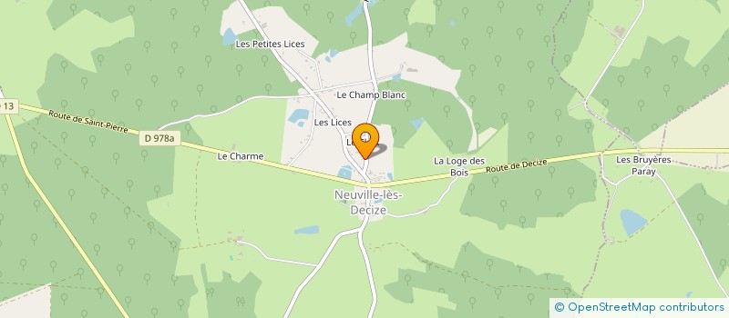 localisation de l'entreprise ASSOCIATION RANDONNEES DECIZOISES à SAINT-GERMAIN-CHASSENAY