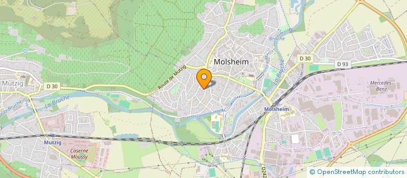 localisation de l'entreprise ASSOCIATION RANDONNEURS DE MOLSHEIM ET ENVIRONS  MOLSHEIM