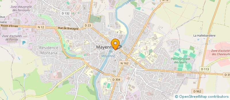 localisation de l'entreprise ASSOCIATION RANDONNEURS PAYS DE MAYENNE à MAYENNE