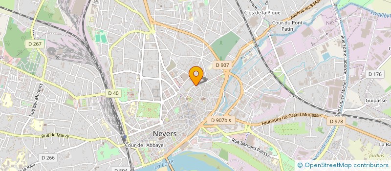 localisation de l'entreprise ASSOCIATION RANDONNIEVRE à NEVERS