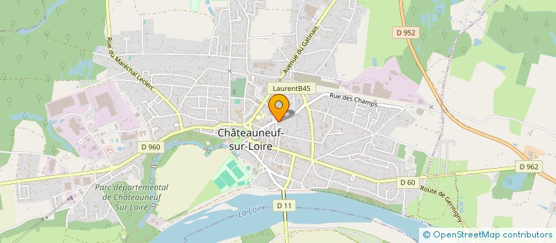 localisation de l'entreprise ASSOCIATION RAP-A.-CITE à CHATEAUNEUF-SUR-LOIRE