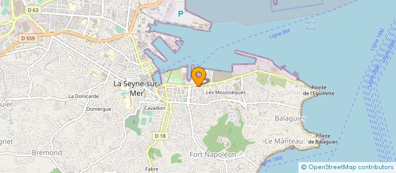 localisation de l'entreprise ASSOCIATION RAP'TIME à LA SEYNE SUR MER