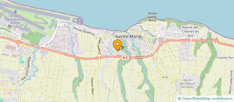 localisation de l'entreprise ASSOCIATION RASA  SAINTE-MARIE