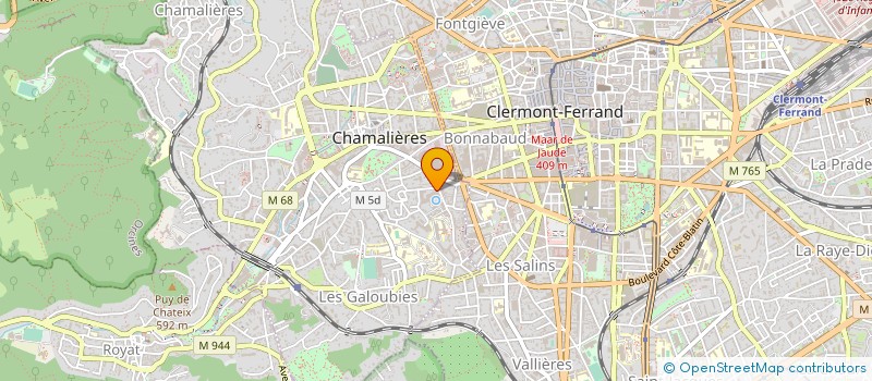 localisation de l'entreprise ASSOCIATION RAY'ARTS à CHAMALIERES