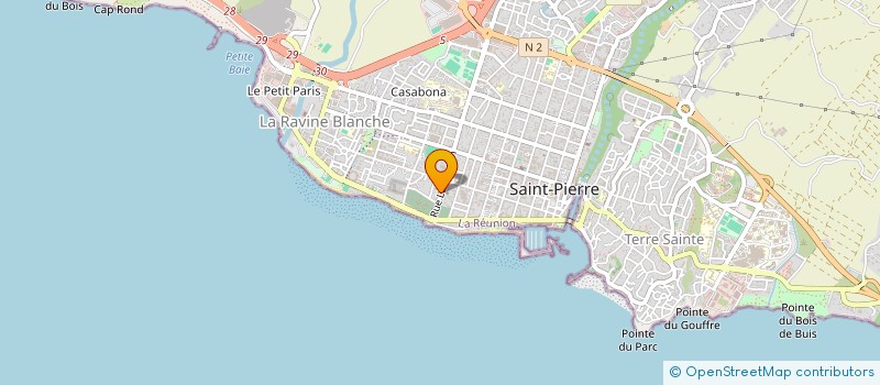 localisation de l'entreprise ASSOCIATION RAYON SOLEIL à SAINT-PIERRE