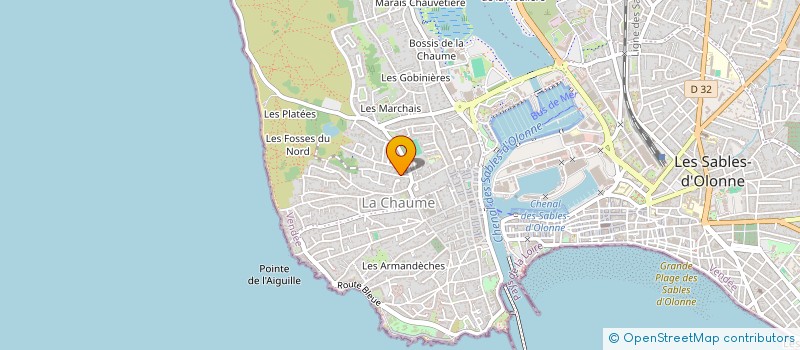 localisation de l'entreprise ASSOCIATION RAYON VERT à LES SABLES D'OLONNE