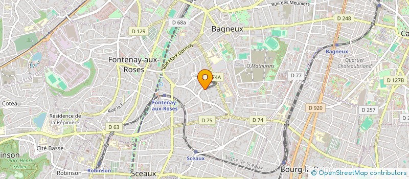 localisation de l'entreprise ASSOCIATION RCD à FONTENAY-AUX-ROSES