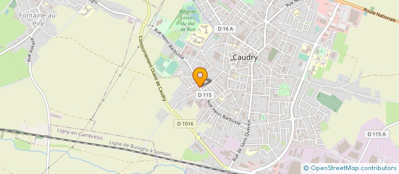 localisation de l'entreprise ASSOCIATION RE ACTIFS CAMBRESIS à CAUDRY