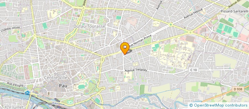 localisation de l'entreprise ASSOCIATION RE CONNEXION à PAU