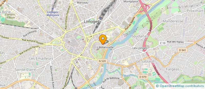 localisation de l'entreprise ASSOCIATION RE-CREATION à LIMOGES
