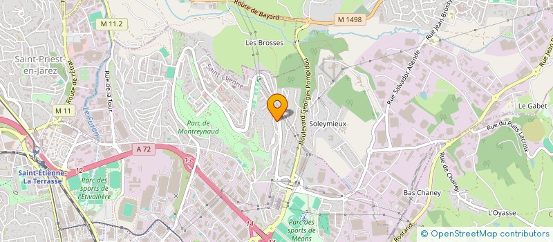 localisation de l'entreprise ASSOCIATION RE.LA.LU à SAINT-ETIENNE