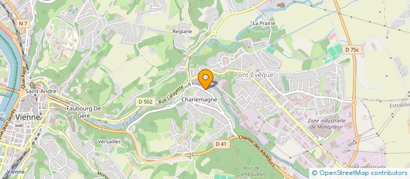 localisation de l'entreprise ASSOCIATION REALIS'ARTS  VIENNE
