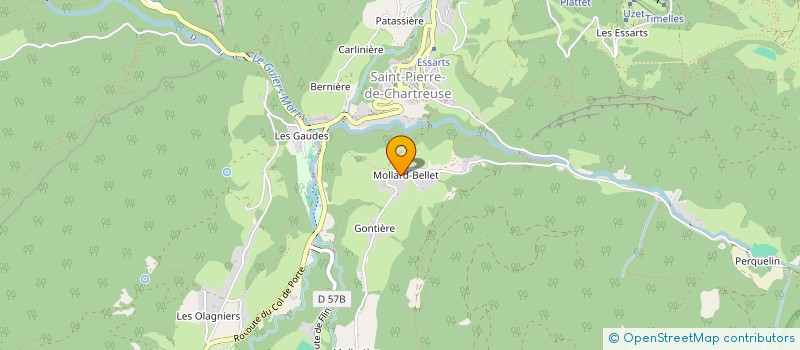 localisation de l'entreprise ASSOCIATION REALITES  SAINT-PIERRE-DE-CHARTREUSE