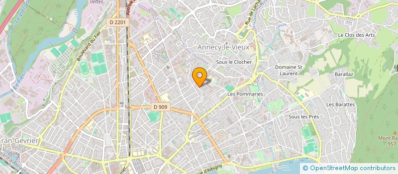 localisation de l'entreprise ASSOCIATION REANNECY à ANNECY