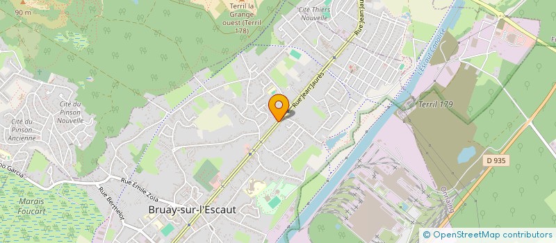 localisation de l'entreprise ASSOCIATION REBONDIR à BRUAY-SUR-L'ESCAUT