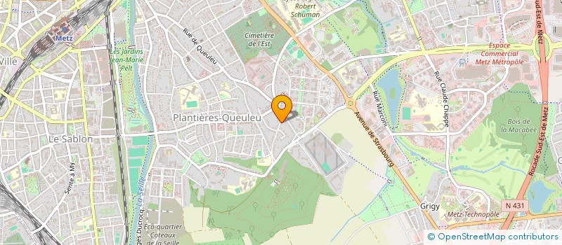 localisation de l'entreprise ASSOCIATION REBOOT  METZ