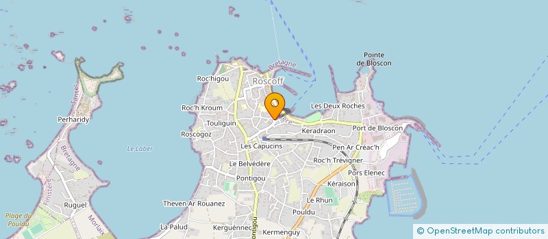 localisation de l'entreprise ASSOCIATION RECHERCHE IMMO  ROSCOFF