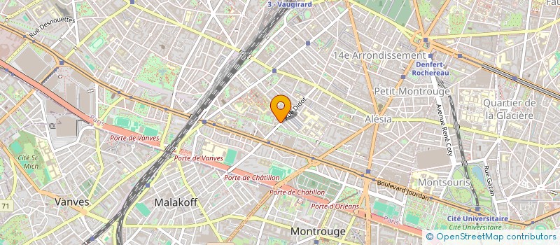 localisation de l'entreprise ASSOCIATION RECHERCHE IMMUNOLOGIE  PARIS