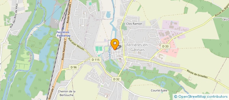 localisation de l'entreprise ASSOCIATION RECHERCHES, SAUVEGARDE, PATRIMOINE FERRIEROIS  FERRIERES-EN-GATINAIS