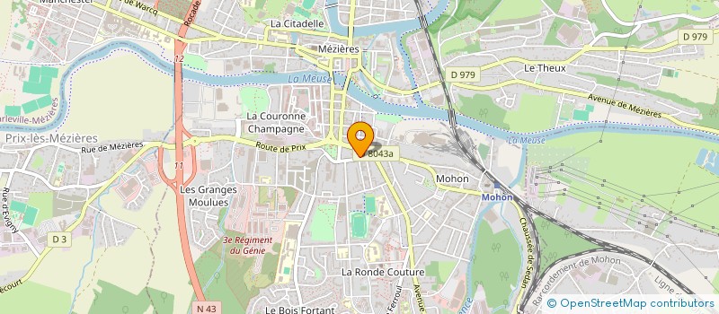 localisation de l'entreprise ASSOCIATION RECONNAISSANCES  CHARLEVILLE-MEZIERES