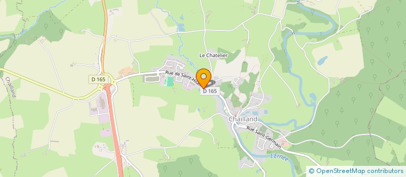 localisation de l'entreprise ASSOCIATION RECREATIVE CHAILLANDAISE  CHAILLAND