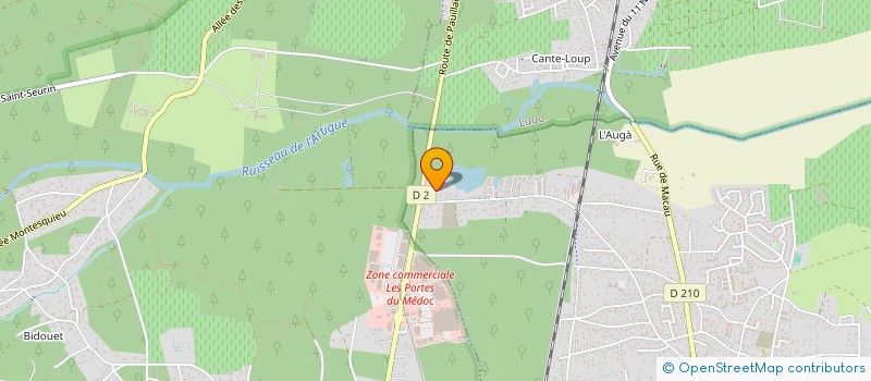 localisation de l'entreprise ASSOCIATION REEDUCATION EDUCATION SANTE  PAREMPUYRE