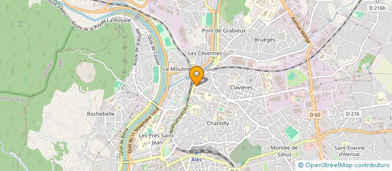 localisation de l'entreprise ASSOCIATION REFERENCE CATCH (REFERENCE CATCH)  ALES