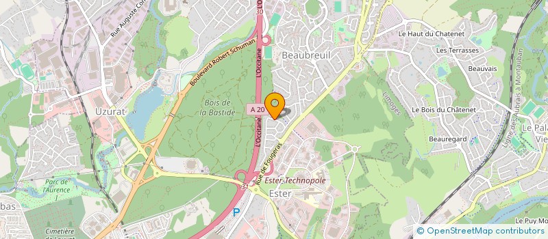 localisation de l'entreprise ASSOCIATION REFLETS à LIMOGES
