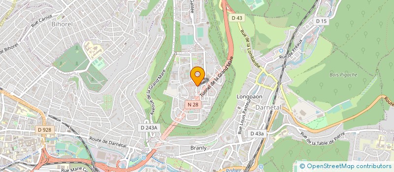 localisation de l'entreprise ASSOCIATION REFLEXION ET ACTION CHRETIENNE (RAC) à ROUEN