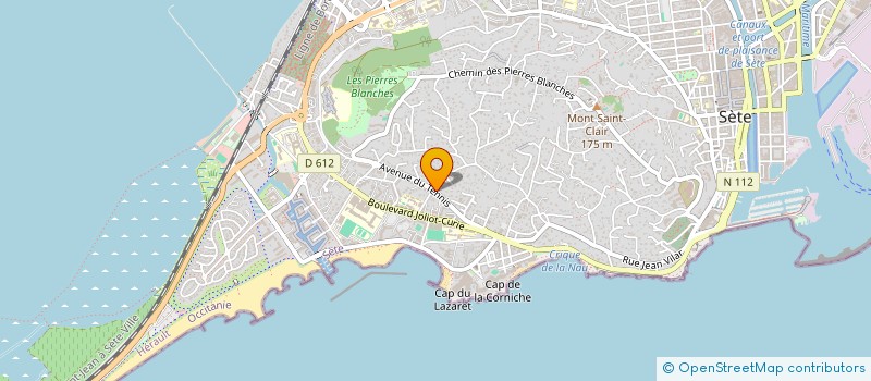 localisation de l'entreprise ASSOCIATION REGENERATION ESSENTIELLE à SETE