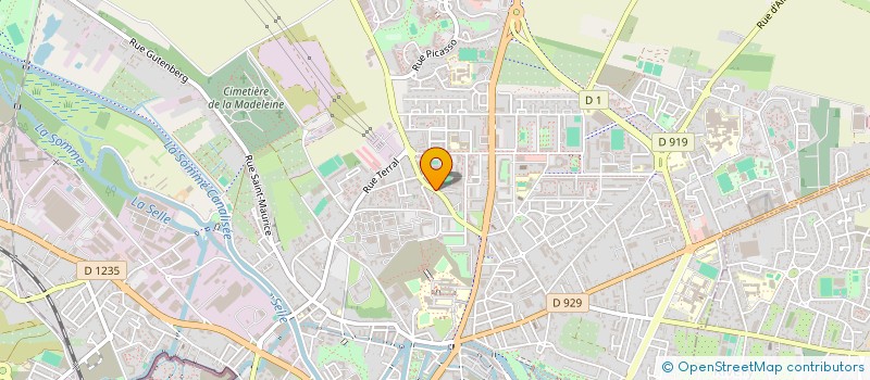 localisation de l'entreprise ASSOCIATION REGIE DE QUARTIER D'AMIENS METROPOLE à AMIENS