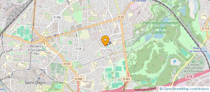 localisation de l'entreprise ASSOCIATION REGIE DE QUARTIERS DE SAINT-DENIS à SAINT-DENIS