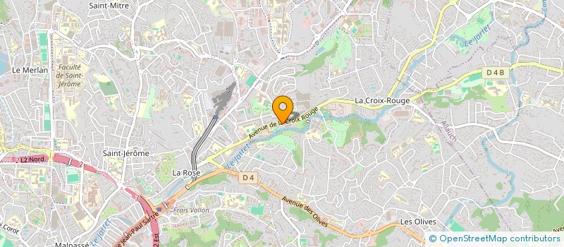 localisation de l'entreprise ASSOCIATION REGIES MEDITERRANEE P.A.C.A.  MARSEILLE