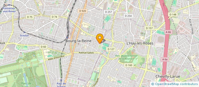 localisation de l'entreprise ASSOCIATION REGINABURGIENNE D'AMITIES INTERNATIONALES à BOURG-LA-REINE