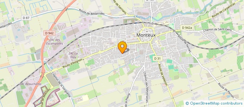 localisation de l'entreprise ASSOCIATION REGIONAL DE PRISE D'INITIATIVES à LE PONTET