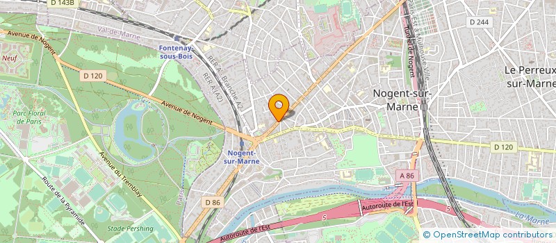 localisation de l'entreprise ASSOCIATION REGIONALE AIDE ET MAINTIEN A DOMICILE ILE DE FRANCE à NOGENT-SUR-MARNE