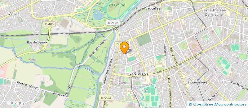 localisation de l'entreprise ASSOCIATION REGIONALE BIOMASSE NORMANDIE à CAEN