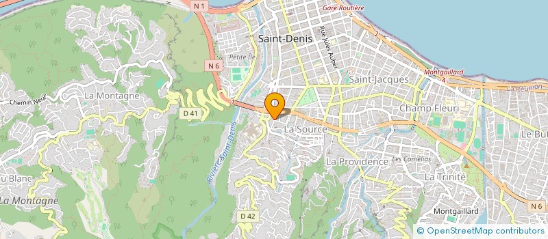 localisation de l'entreprise ASSOCIATION REGIONALE D'AIDE AUX VICTIMES DES ACCIDENTS CORPORELS à SAINT-DENIS