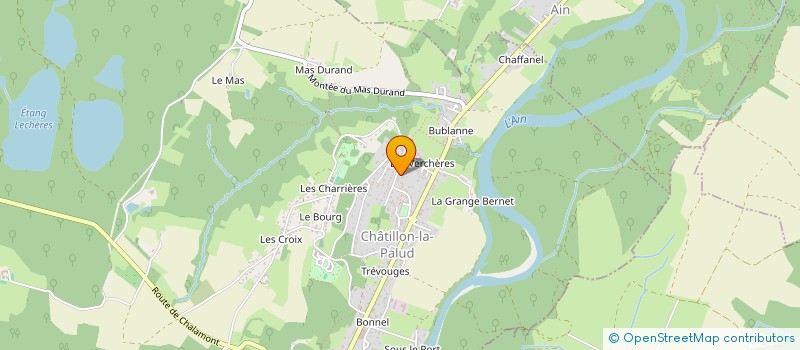 localisation de l'entreprise ASSOCIATION REGIONALE D'ORCHESTRES DE DANSE à CHATILLON-LA-PALUD