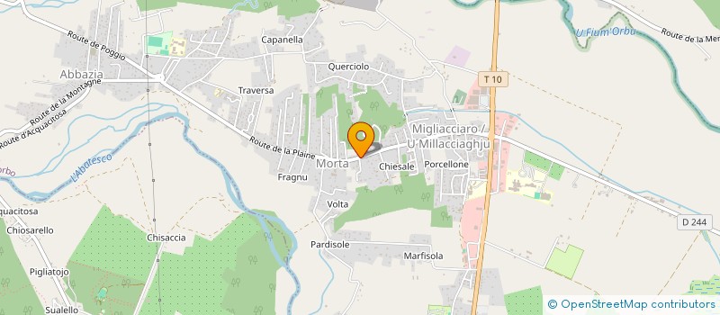 localisation de l'entreprise ASSOCIATION REGIONALE DE DEFENSE DES IRRIGANTS PETITES BORNES  PRUNELLI-DI-FIUMORBO