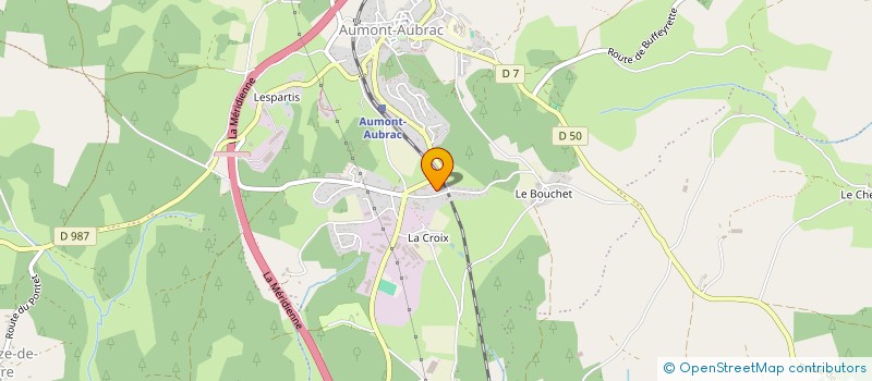 localisation de l'entreprise ASSOCIATION REGIONALE DE DEVELOPPEMENT AGRICOLE D'AUMONT à PEYRE EN AUBRAC