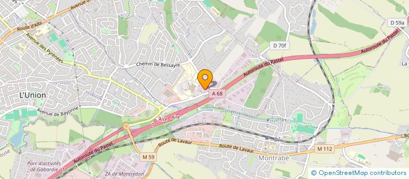 localisation de l'entreprise ASSOCIATION REGIONALE DE FORMATION DE L'ARTISANAT ET DES METIERS DE MIDI-PYRENEES (A.R.F.A.M. MIDI-PYRENEES) à SAINT-JEAN