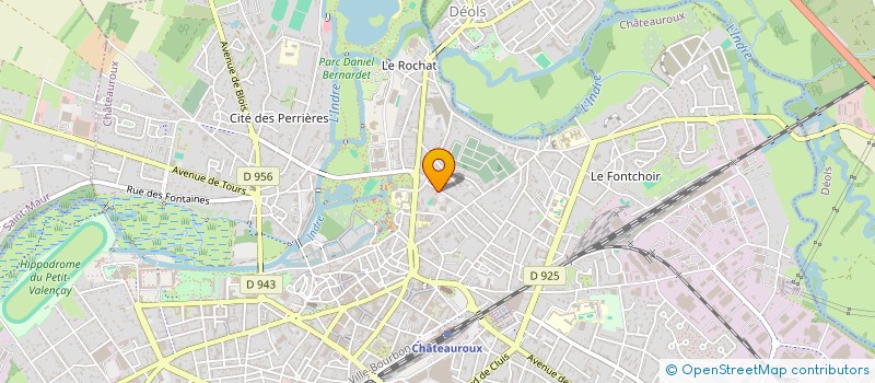 localisation de l'entreprise ASSOCIATION REGIONALE DE FORMATION ECONOMIQUE SOCIALE ET SYNDICALE POUR LES SALARIES DE L AGRICULTURE à CHATEAUROUX