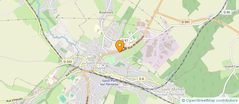 localisation de l'entreprise ASSOCIATION REGIONALE DE MEDECINS DE NUIT DU NORD-PAS-DE-CALAIS à SAINT-POL-SUR-TERNOISE