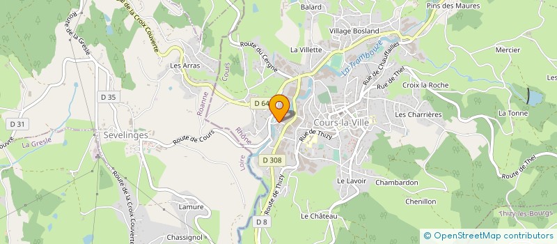 localisation de l'entreprise ASSOCIATION REGIONALE DE TIR  COURS