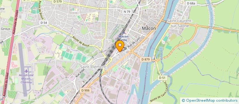 localisation de l'entreprise ASSOCIATION REGIONALE DES ACTEURS DU REEMPLOI BOURGOGNE-FRANCHE-COMTE à MACON